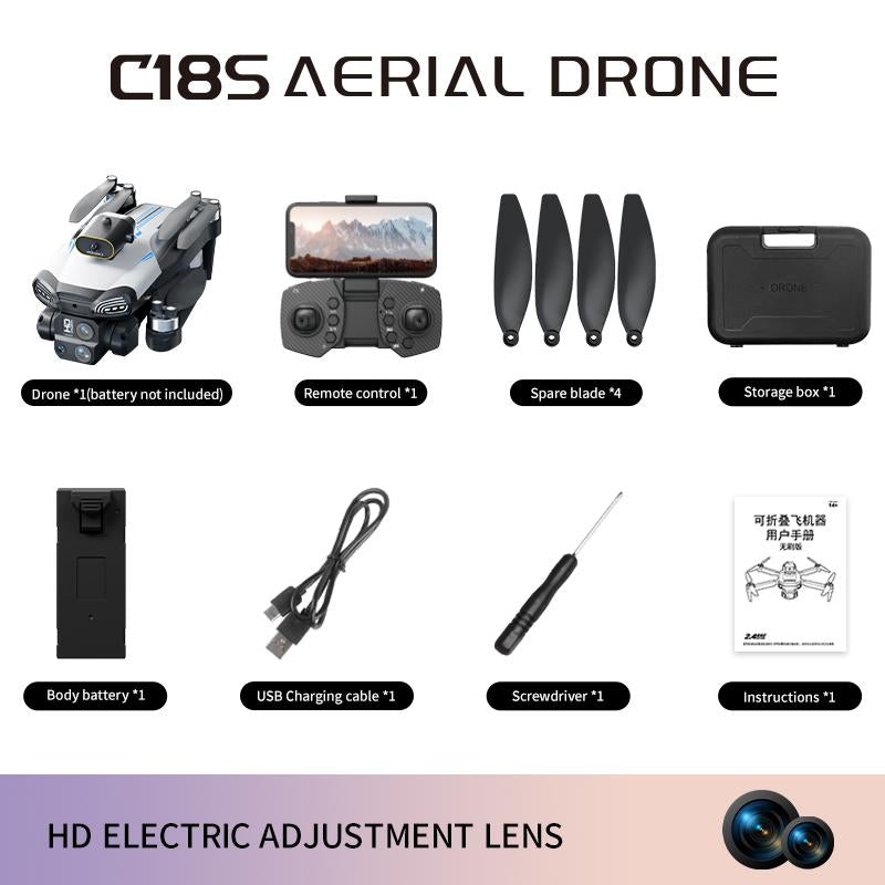 2025 F10 Pro Aerial Drone - 4K UHD EIS Camera, GPS, 5G WiFi, Brushless Motors, Smart Obstacle Avoidance & Dual Batteries for Ultimate Adventure!