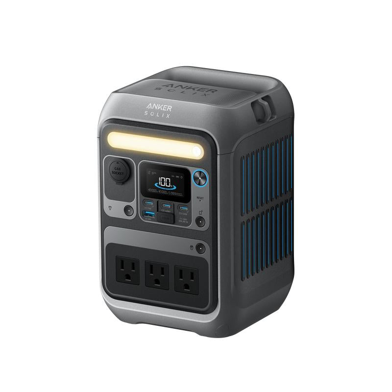 Anker SOLIX C300 Portable Power Station - 288Wh Capacity, 300W Output for All Your Power Needs!