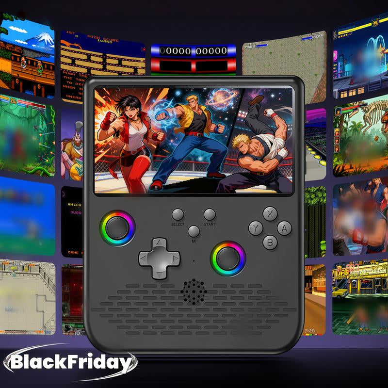 2025 Retro Handheld Game Console - Upgraded Linux System, 5" IPS Screen, 64GB TF Card with Preinstalled Games