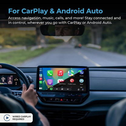 Autosky TV Adapter & HDMI to USB-C Cable - Stream Your Favorite Content Anywhere with Easy Carplay Conversion!