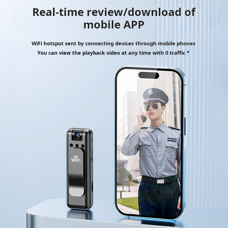 Compact HD Action Camera with 32GB Memory - Wearable Video Recorder & Webcam