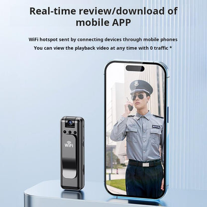 Compact HD Action Camera with 32GB Memory - Wearable Video Recorder & Webcam