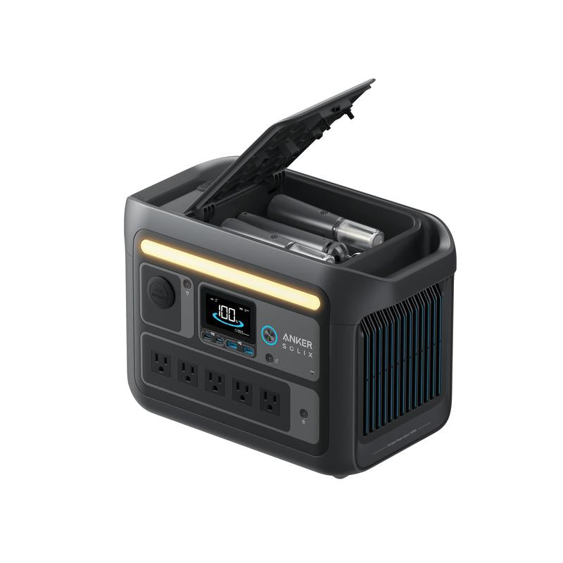 Anker SOLIX C800 Plus Portable Power Station - 768Wh Capacity, 1200W Output for Ultimate Power on the Go!