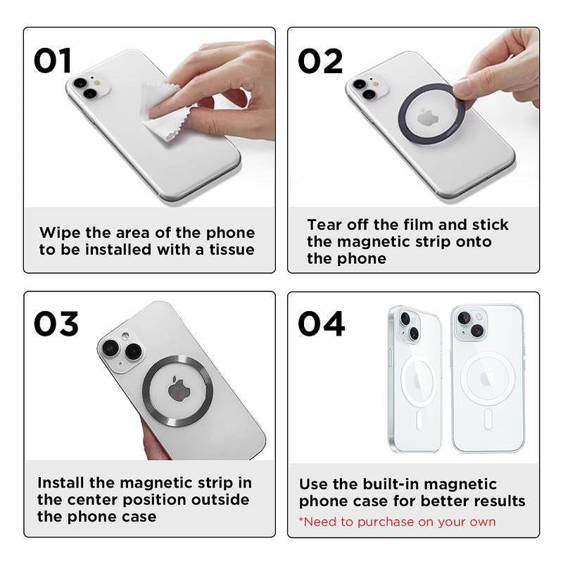 10000mAh Magnetic Wireless Power Bank - Portable Charger with USB-C, LED Display, & Foldable Design for iPhone 16/15/14/13/12/Pro/Pro Max - Compact Silicone Black