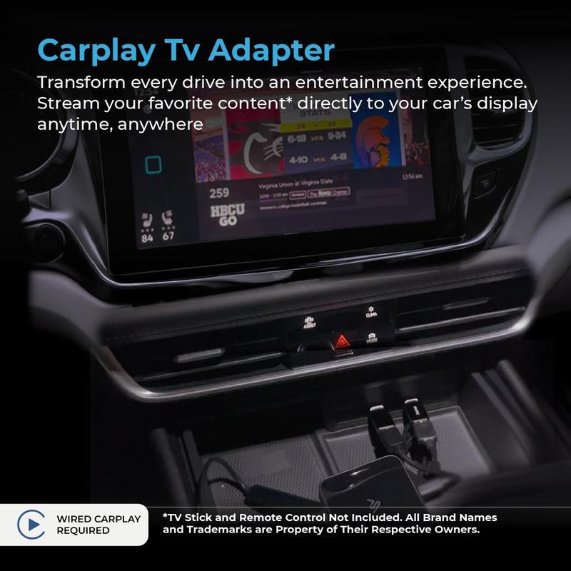 Autosky TV Adapter & HDMI to USB-C Cable - Stream Your Favorite Content Anywhere with Easy Carplay Conversion!