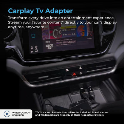 Autosky TV Adapter & HDMI to USB-C Cable - Stream Your Favorite Content Anywhere with Easy Carplay Conversion!