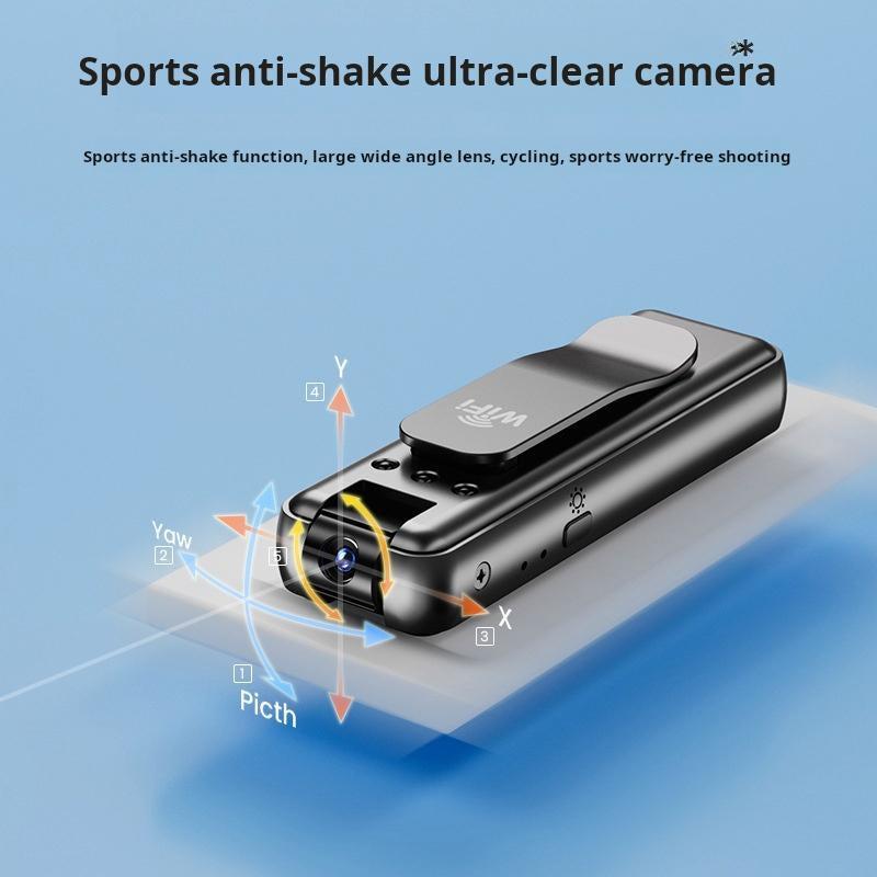 Compact HD Action Camera with 32GB Memory - Wearable Video Recorder & Webcam