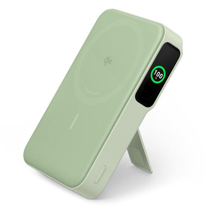 Anker Maggo 10,000mAh Power Bank - Qi2-Certified 15W Ultra-Fast MagSafe Charger with Smart Display & Foldable Stand