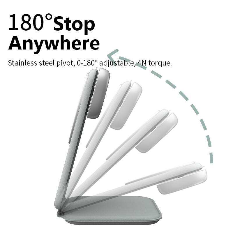 Ultimate 3-In-1 Foldable MagSafe Wireless Charger for Phone, Watch & Earbuds