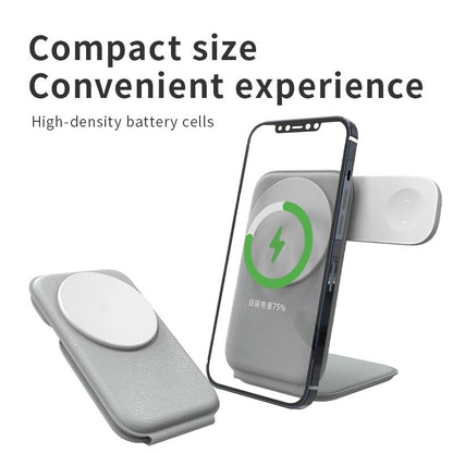 Ultimate 3-In-1 Foldable MagSafe Wireless Charger for Phone, Watch & Earbuds