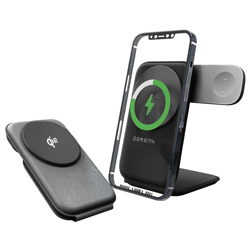 Ultimate 3-In-1 Foldable MagSafe Wireless Charger for Phone, Watch & Earbuds